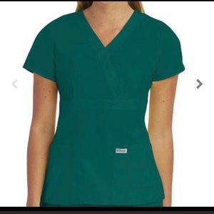 NWOT Greys Anatomy green scrub top!